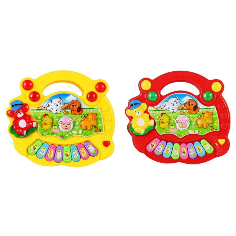 

Kids Animal Farm Piano Toy for Baby with Portable Handle Dropshipping