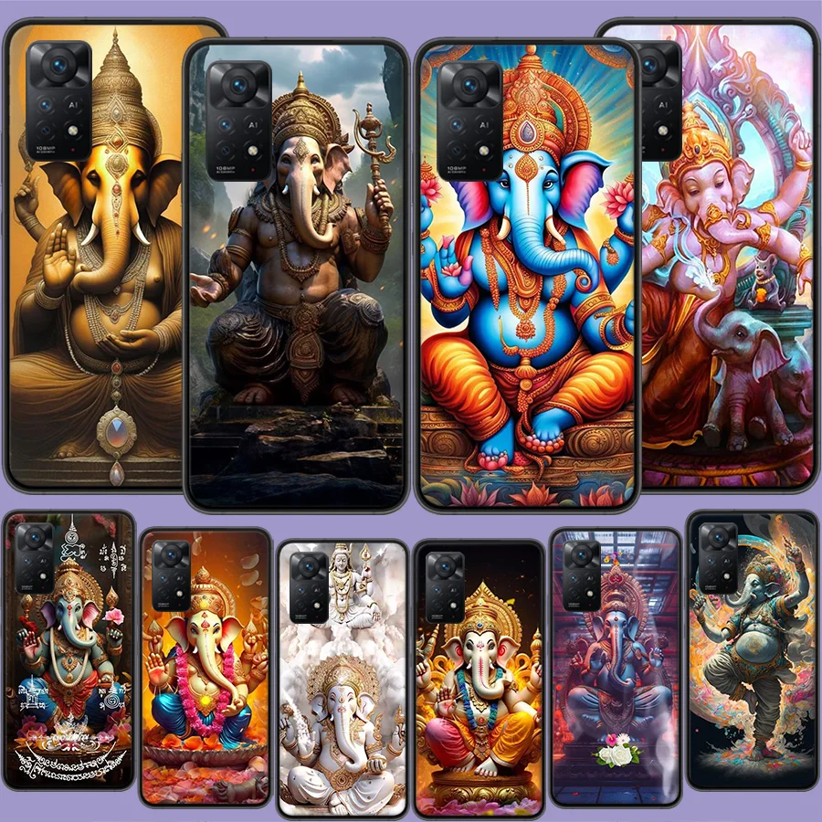 Чехол для телефона Ganesh lord Redmi Note 13 5G Plus 12C 12 10A 10C 10 9 8 9A 9C 9T 8A S2 K60 K70 Pro 7 7A 6 6A Xiaomi A2 Lite Capa