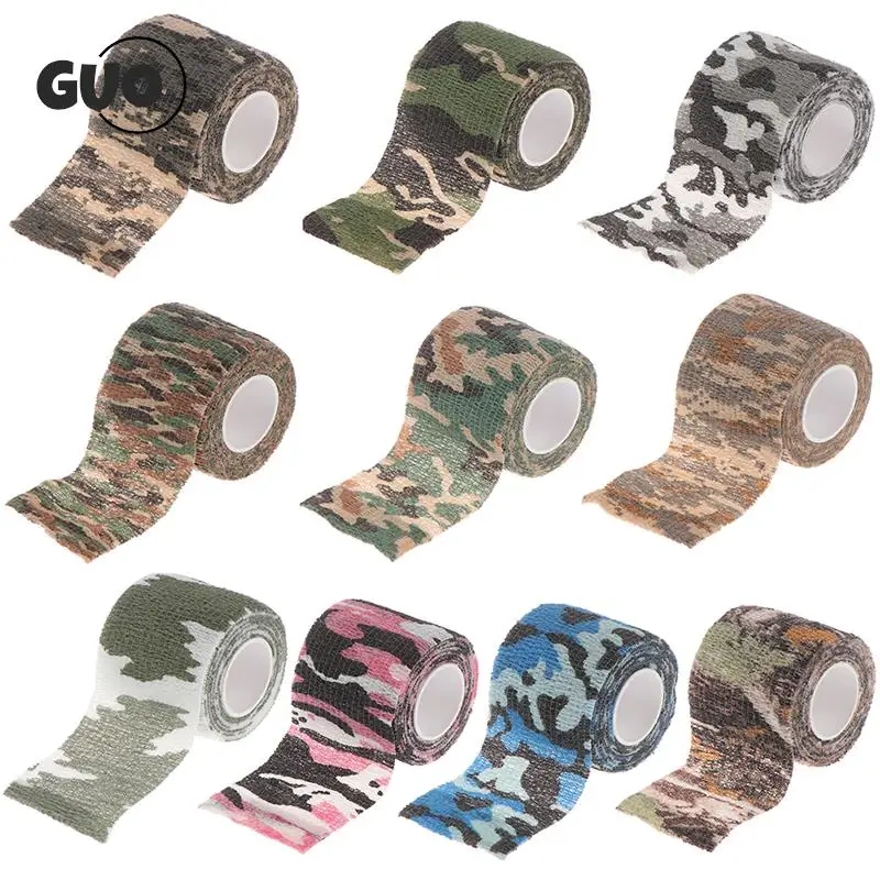 

5CMx4.5M Camouflage Tape Outdoor Camo Gun Hunting Waterproof Camping Camouflage Stealth Duct Tape Camouflage Cycling Stickers