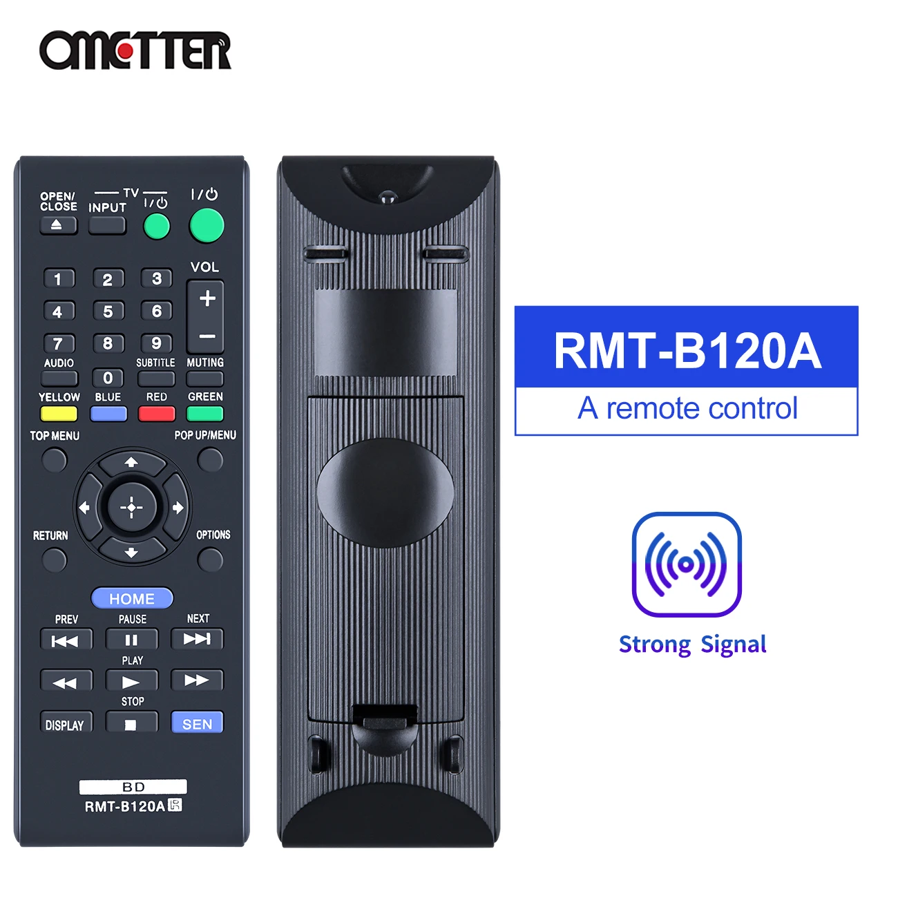 

Fit for Sony Blu-ray Disc DVD Player Remote Control RMT-B120A BDP-S1100 BDP-S3100 BDP-S4100 BDP-S5100 BDP-S490 BDP-S590 BDP-S390