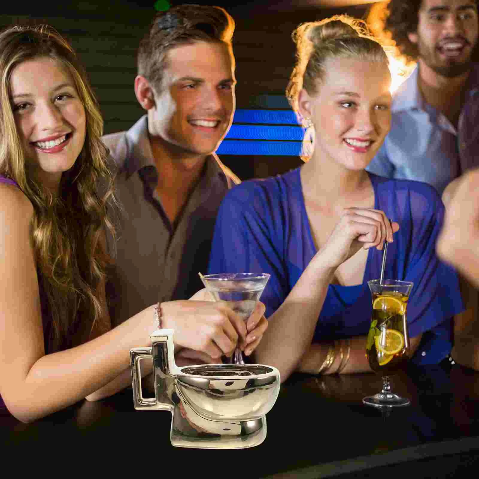 Туалетная чашка универсальная вода забавный подарок со скрытым какашками