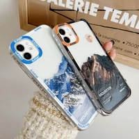snow mountain sunset case for samsung a32 a52 cover galaxy s21 s22 ultra s20 s21 fe a73 a72 a71 a53 a52s 5g a51 a21s a12 funda