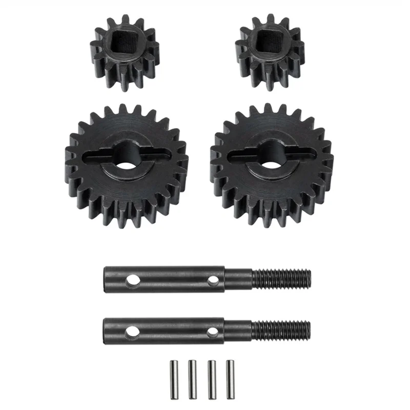 AR45 F9 комплект передач портальной оси 23T/12T и портальная осевая ось для Axial SCX10 III зел