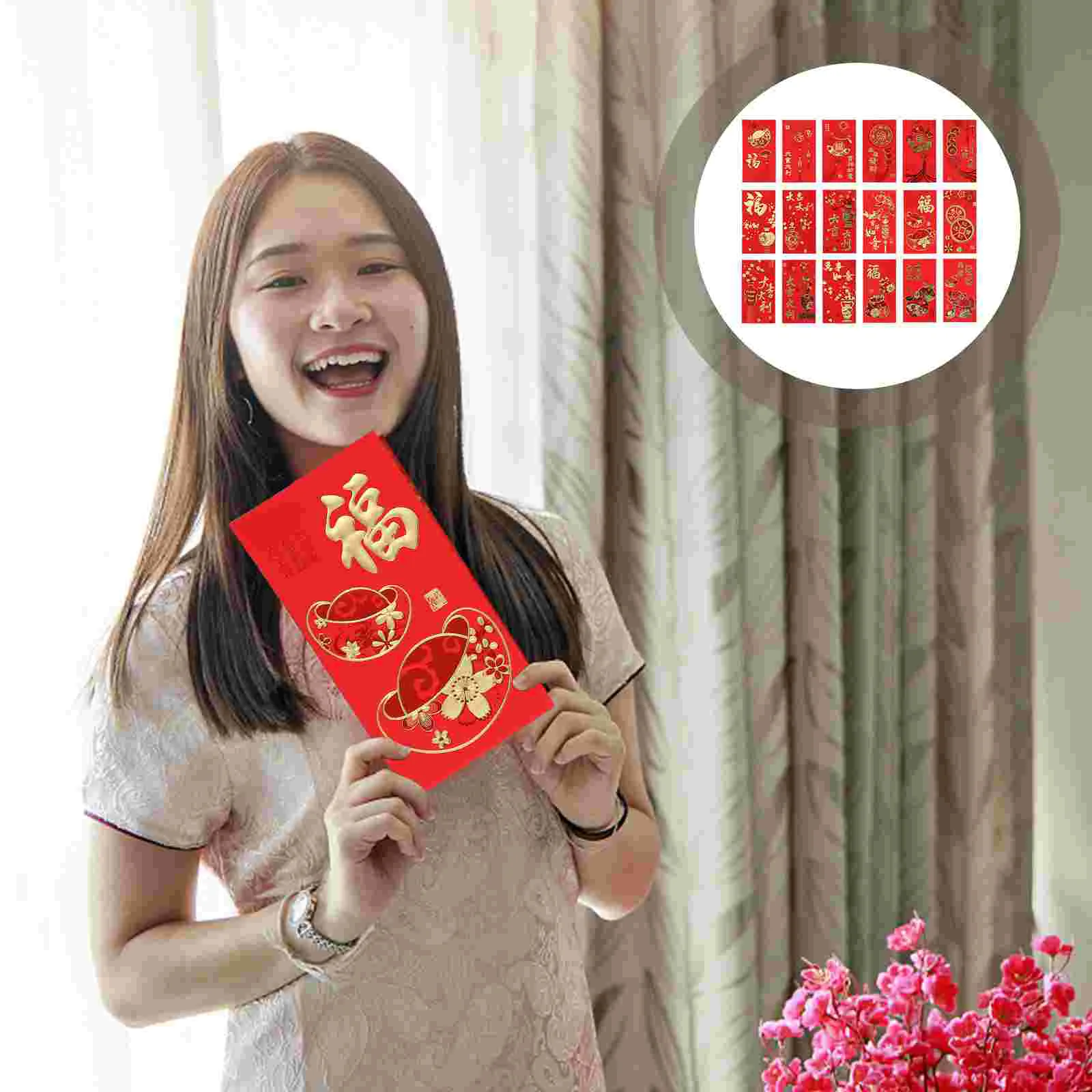 

36Pcs New Year Pockets 2022 Year Of Red Envelopes Chinese Lunar Year Red Envelope Spring Festival Red Envelopes Hong Bao