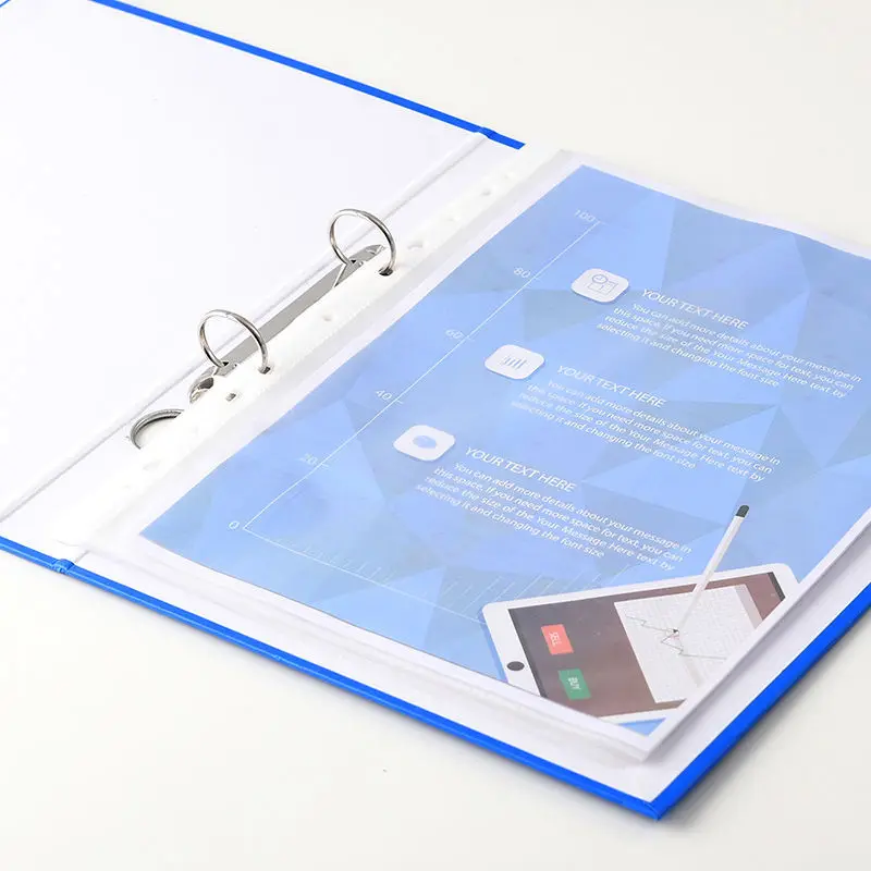 Кадровая коробка для файлов A4 перфорированная папка цветная с 2 отверстиями