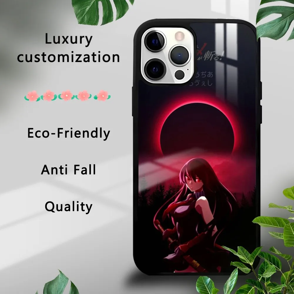 Чехол для телефона с изображением аниме Akame Ga K-kill iPhone 16 15 14 13 12 11 Pro Xs Max Mini Plus Celulares