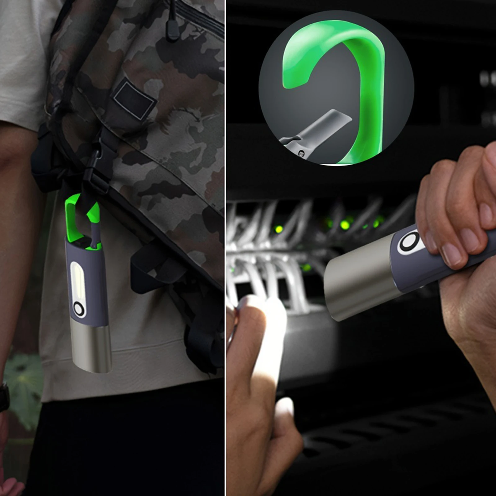 

LED COB брелок для ключей, яркий телефон, USB, мини-телефон для кемпинга на открытом воздухе, 4 режима, 300 мАч, Type-C, зарядка для рыбалки, скалолазания