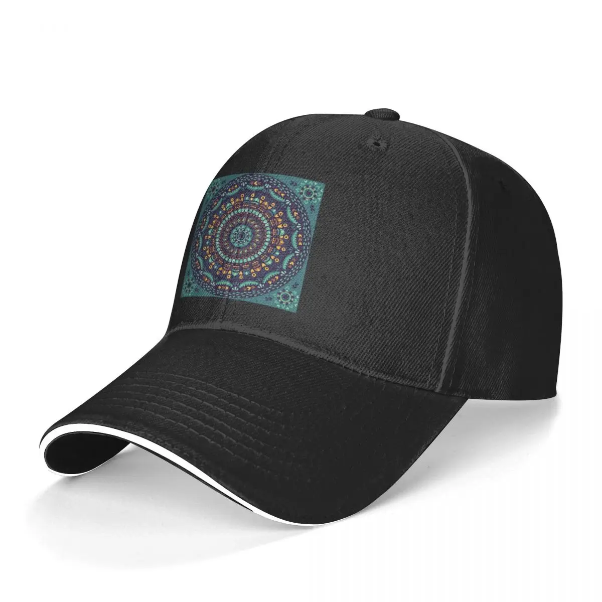 

Mandala Baseball Cap Ethnic mandala Skate Trucker Hat Cheap Male Cute Custom Snapback Cap