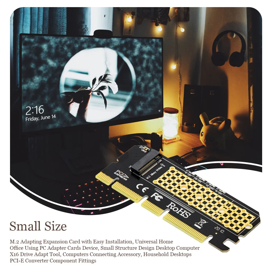 

Плата расширения PCI-E X16 M 2, профессиональный адаптер для адаптера, компьютерный аксессуар, соединитель для настольного компьютера