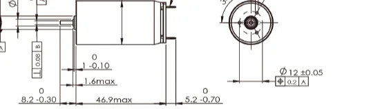 Высокоточный небольшой мотор 24 В постоянного тока Maxon 23 мм с японскими щетками
