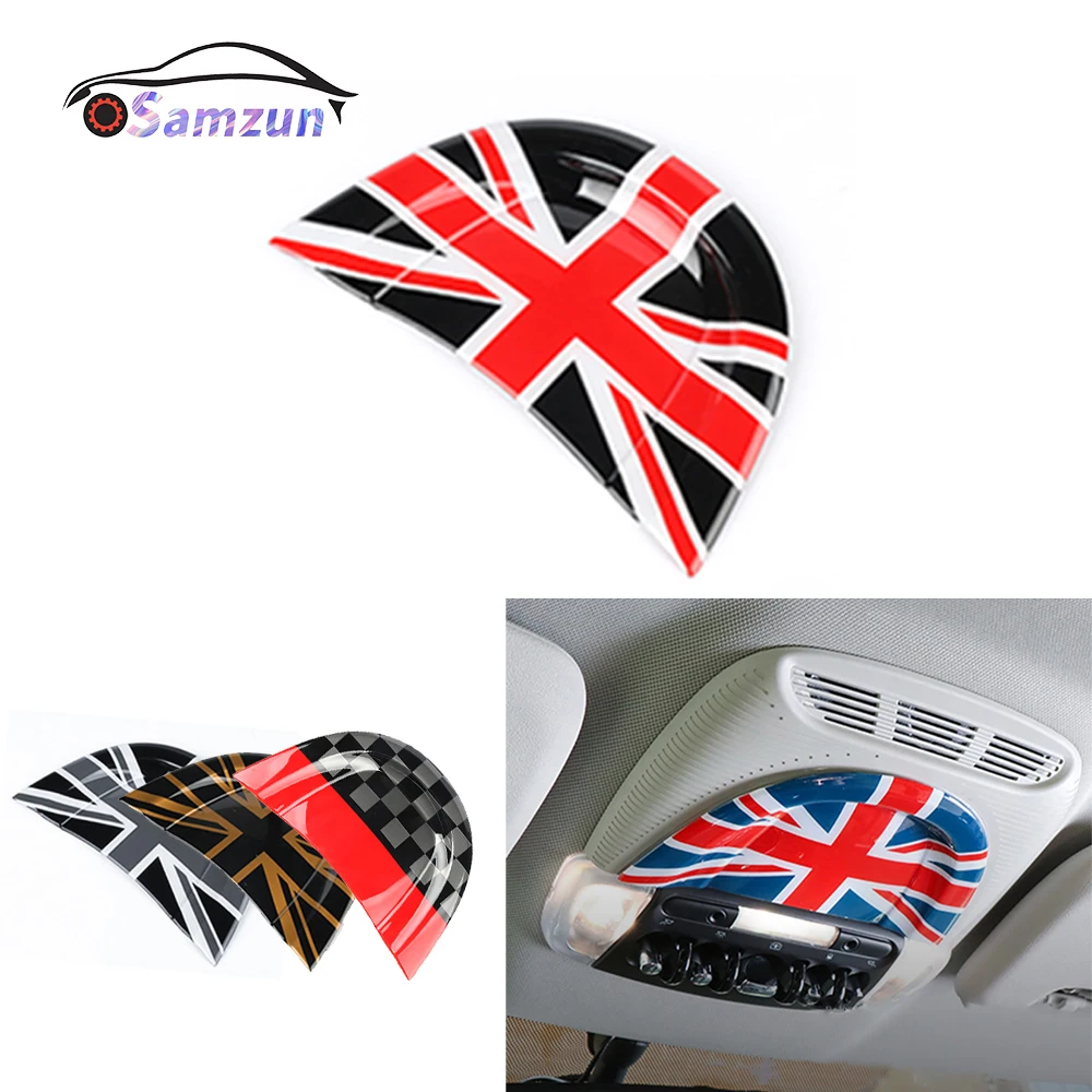 

For MINI Cooper F54 Clubman F55 F56 F57 F60 Countryman Car Interior Roof Reading Light Lamp Sticker Styling Cover Accessories