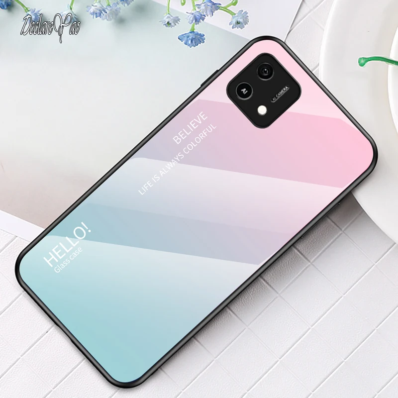 

Стеклянный чехол для OPPO A12E A16E A16K, Роскошный ультра твердый зеркальный чехол из закаленного стекла для OPPO A3S A5 A7X A8 A12 A15, чехол