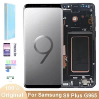 100original amoled lcd for samsung galaxy s9 plus g965 sm g965fn g965f s9 display touch screen digitizer assembly with defects