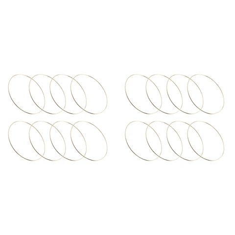 16 упаковок 10 дюймов золотые Ловец снов металлические кольца цветочные кольца венок макраме творение кольцо для DIY ремесла
