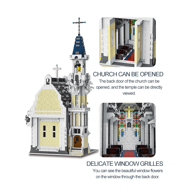 Совместим с комплектами Lego уличный пейзаж архитектурные модели средневековые