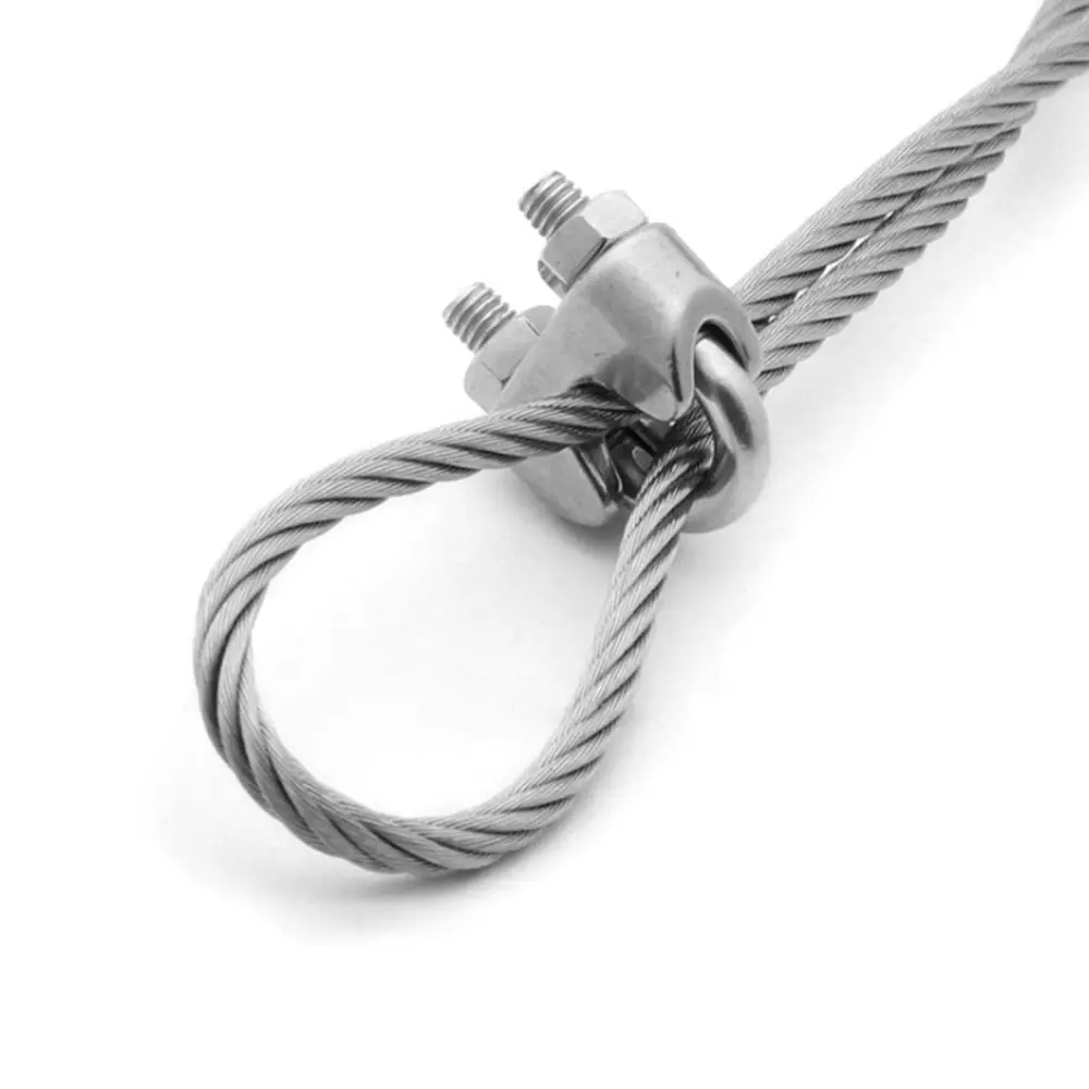 Зажим U-типа зажимы для проводов M2/3/4/5/6/8/10/12/14 мм зажим веревки кабельные болты