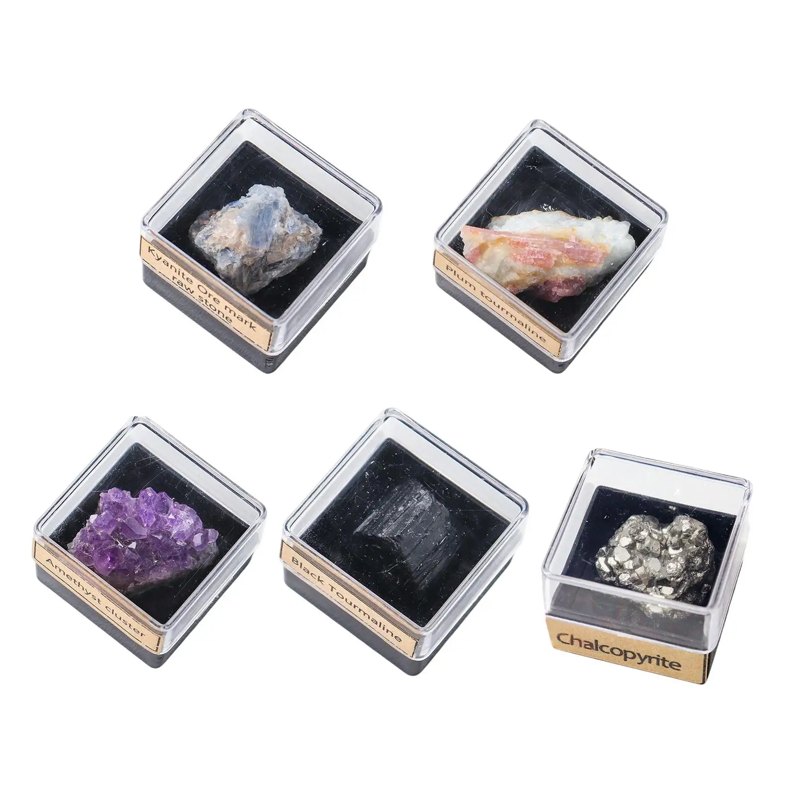 

Неправильной формы, необработанный камень, Образовательное украшение для дома в коробке, научные и минералы для подарка, домашний стол, дети