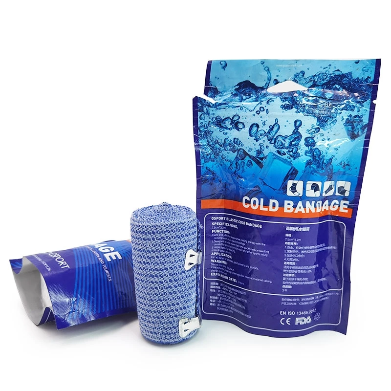 Самоклеящиеся повязки на льду мгновенное охлаждение ледяная лента обертка