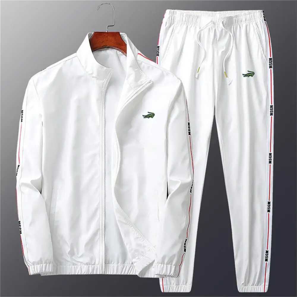 2023 New Sportswear Casual Hoodie Set Street Sportswear Spring Men's Jacket+Pants Two Piece Set