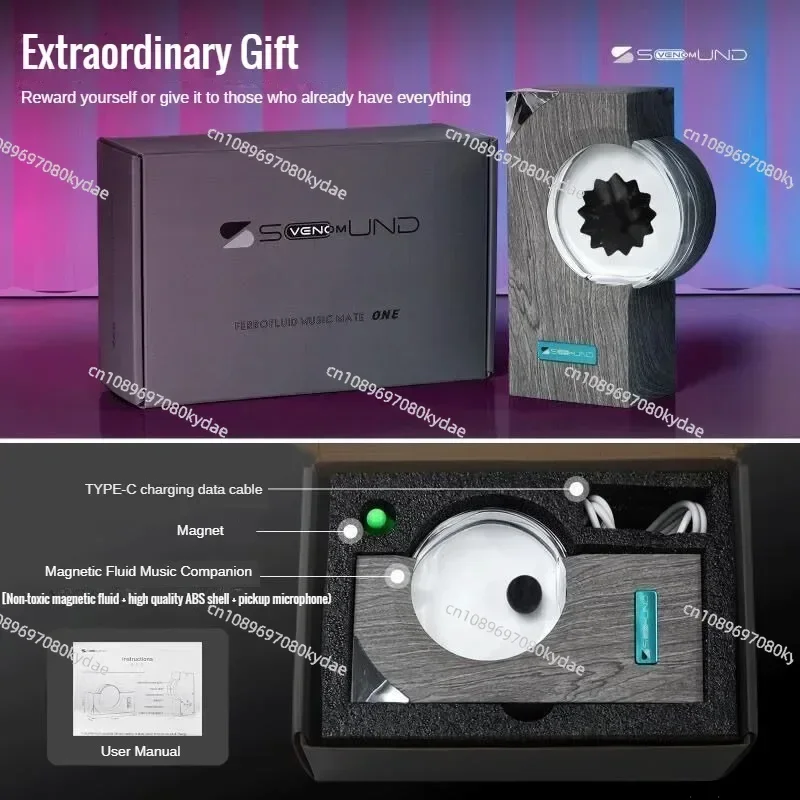 Не Bluetooth-динамик Магнитный звукосниматель жидкости Настольный динамик Ferrofluid