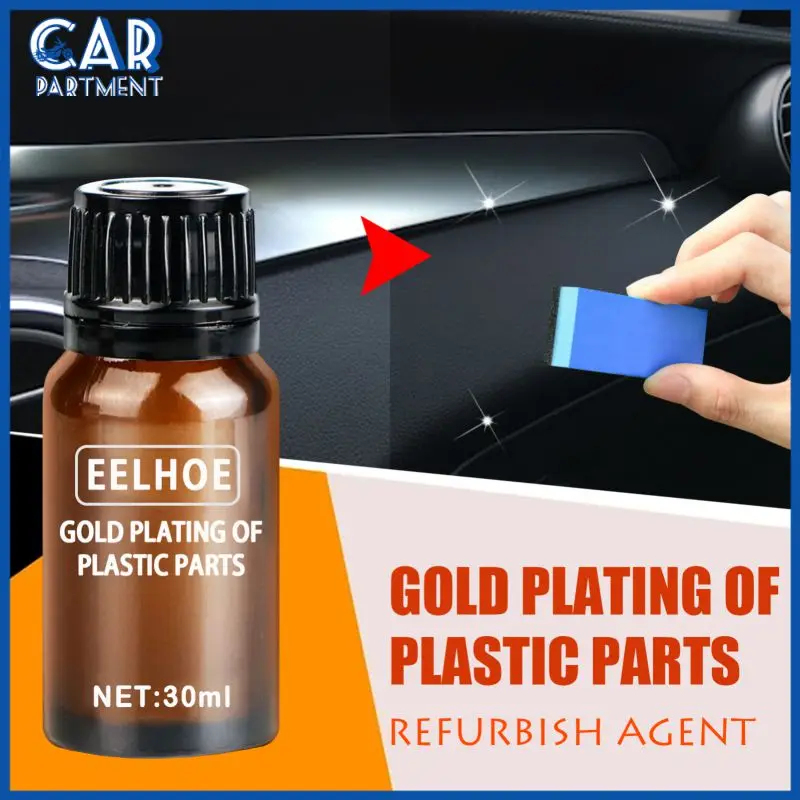 

Effective Plastic Refurbished Plating Crystal Coating Agent 10/20/30ml/bottle Easy To Use Car Retreading Agent Car Accessories