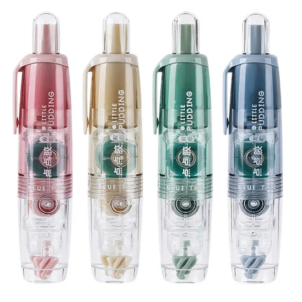 1/4 шт. двусторонняя Корректирующая лента с 4 сменными роликами для клея