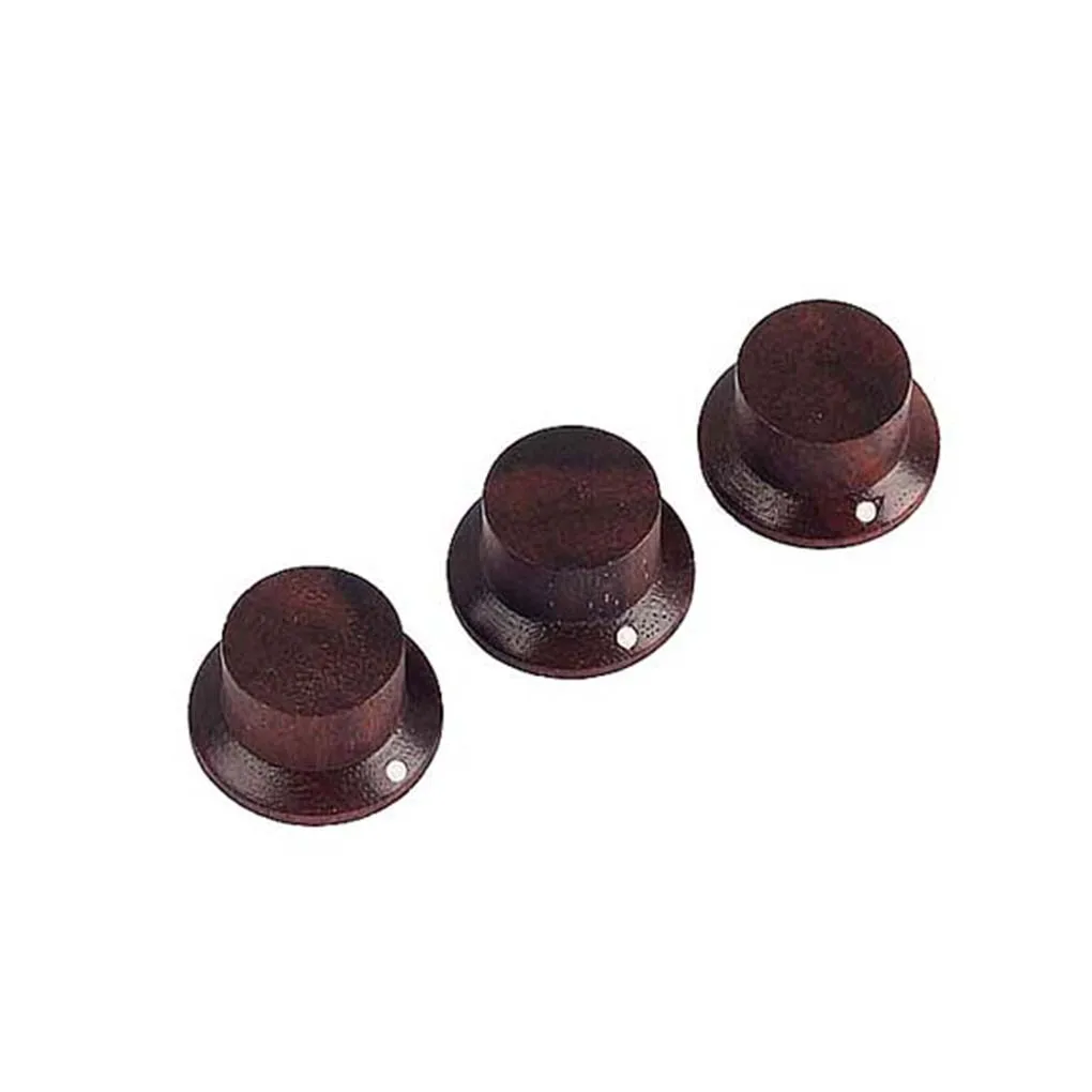 

3 Pieces Guitar Knobs Volume Tone Small Bass Button Adjustment Parts