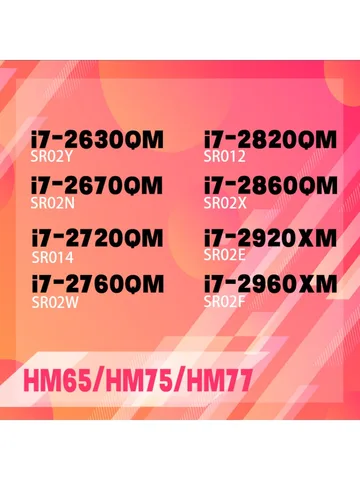 Конденсаторы Socket G2 / rPGA988B i7 2630QM, i7 2670QM