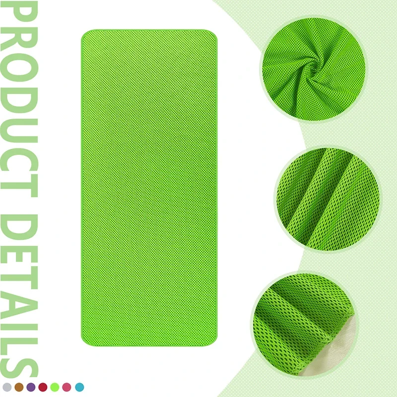 Спортивное холодное быстросохнущее полотенце для льда шелковое впитывающее пот