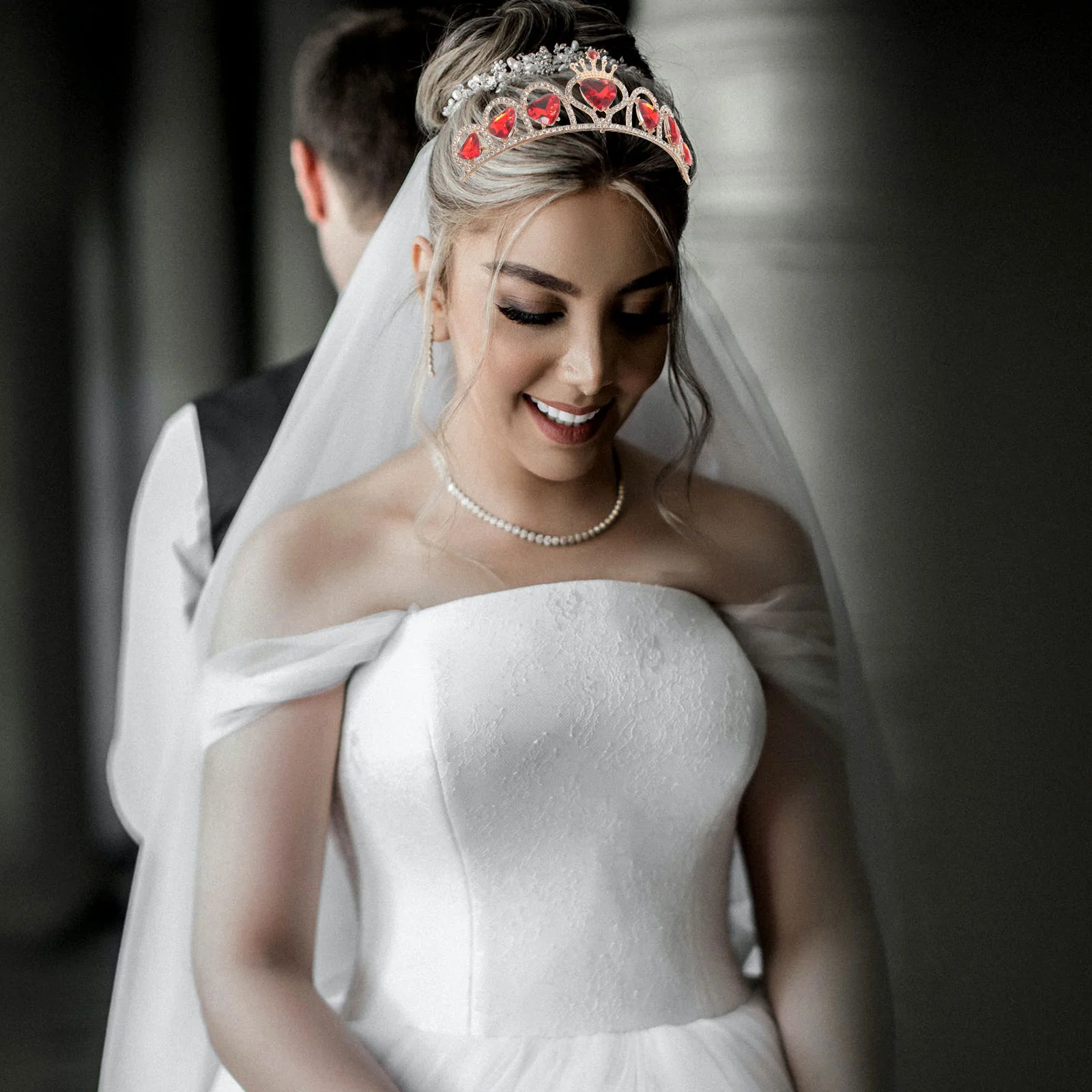 Повязка на голову с короной любви декор для волос свадебные аксессуары головные