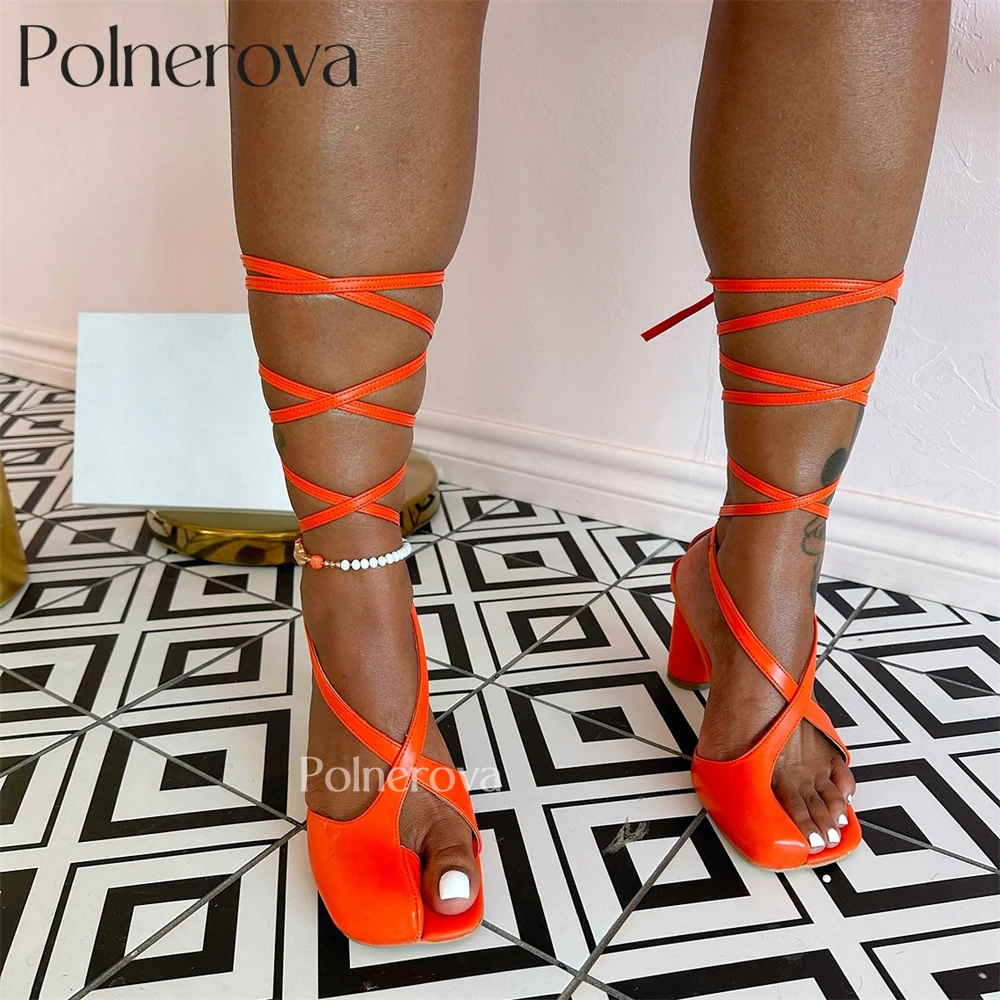 Босоножки на каблуке с открытым носком таби и цилиндрическим каблуком новинка