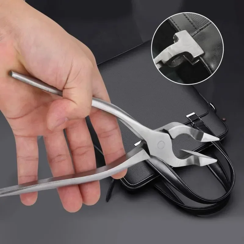 

Плоскогубцы для выпрямления, инструменты для регулировки, пресс для фиксации кожаной сумки, сделай сам, плоскогубцы для кромки, плоскогубцы для кожи для зажима, новые Ручные плоскогубцы для ткани и ремня