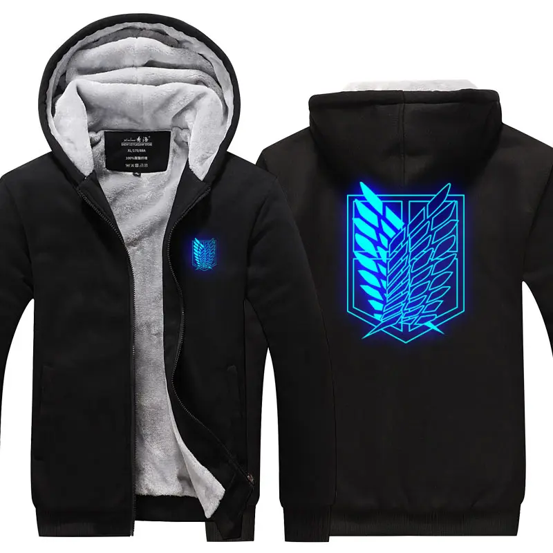New Anime Attack on Titan Cosplay Costumes 3D Printed Zipper Hoodies Jacket Mikasa Ackerman Men Women Sweatshirts Coat