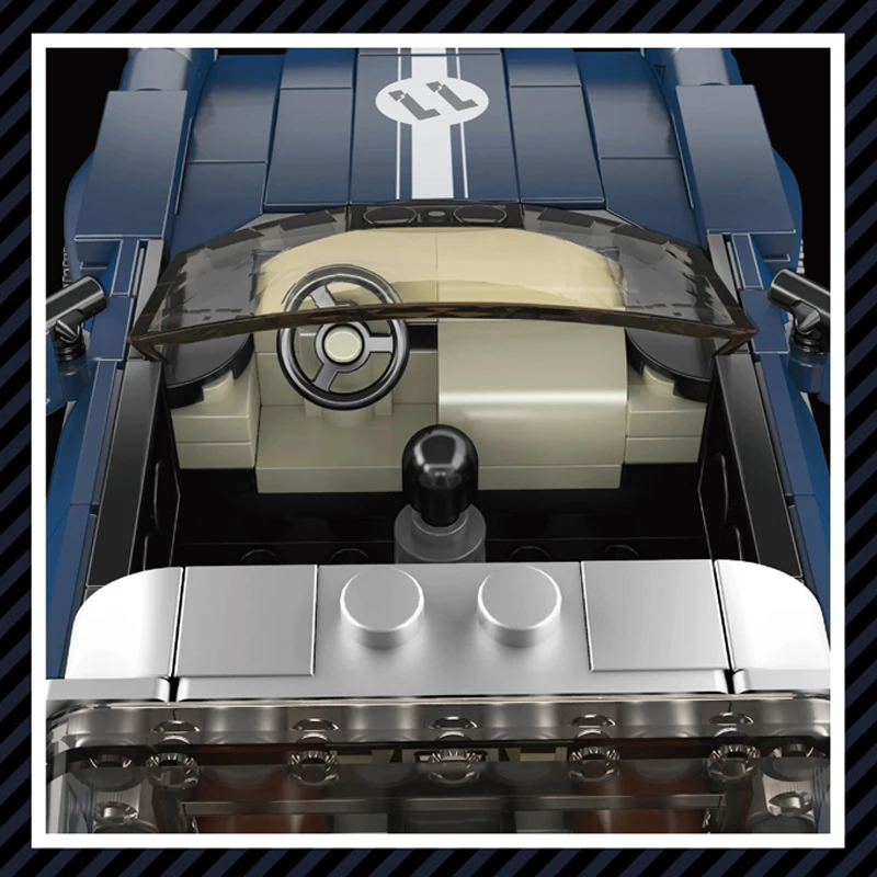 Набор мини-технических автомобильных строительных блоков Youmko 911 модель Racing Champion