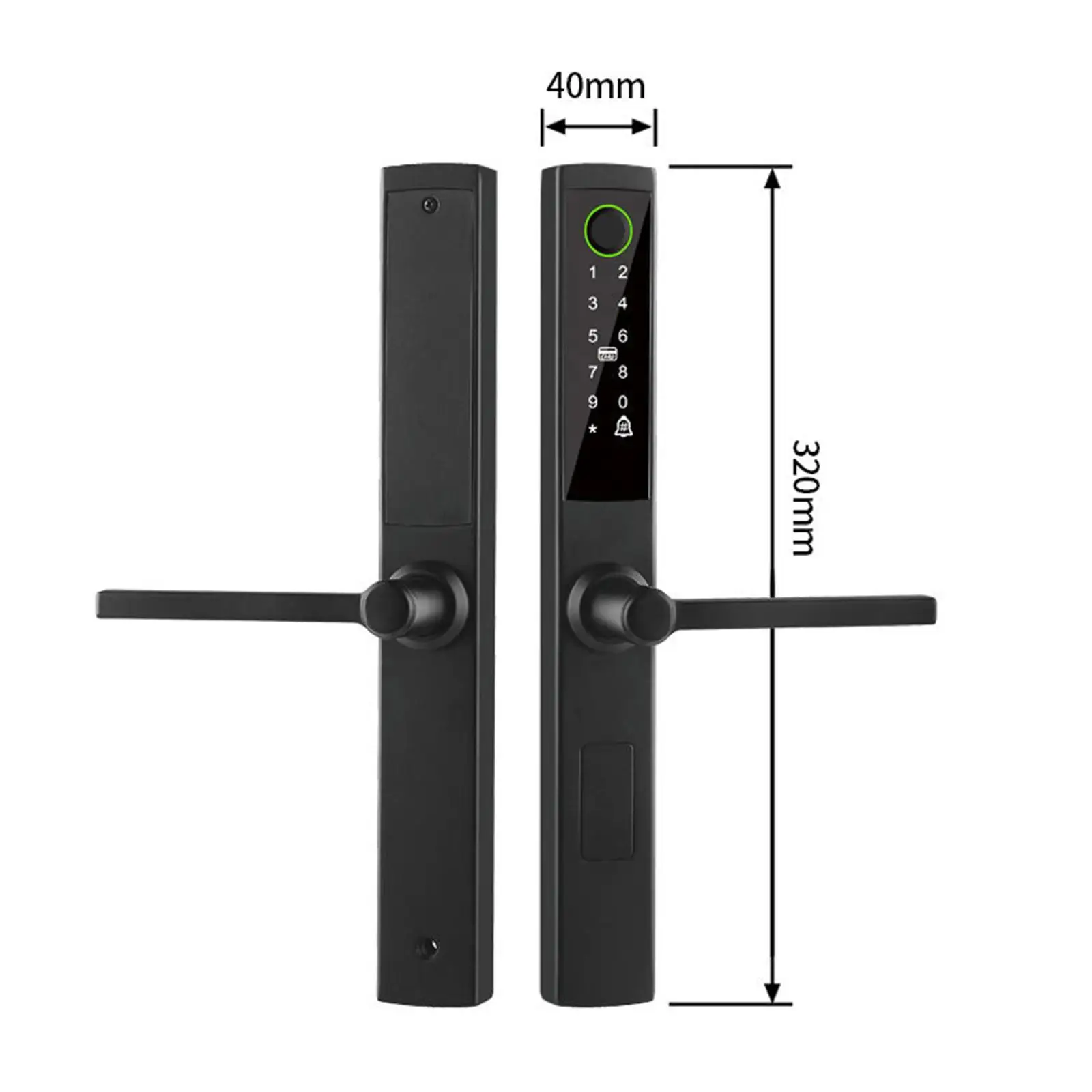 Замок для входной двери без ключа с клавиатурой шагом