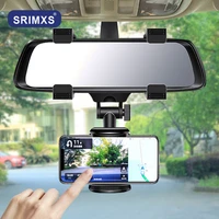 360 rotatable car rearview mirror mount stand holder cell phone mount stand for car phone gps car rear view mirror bracket
