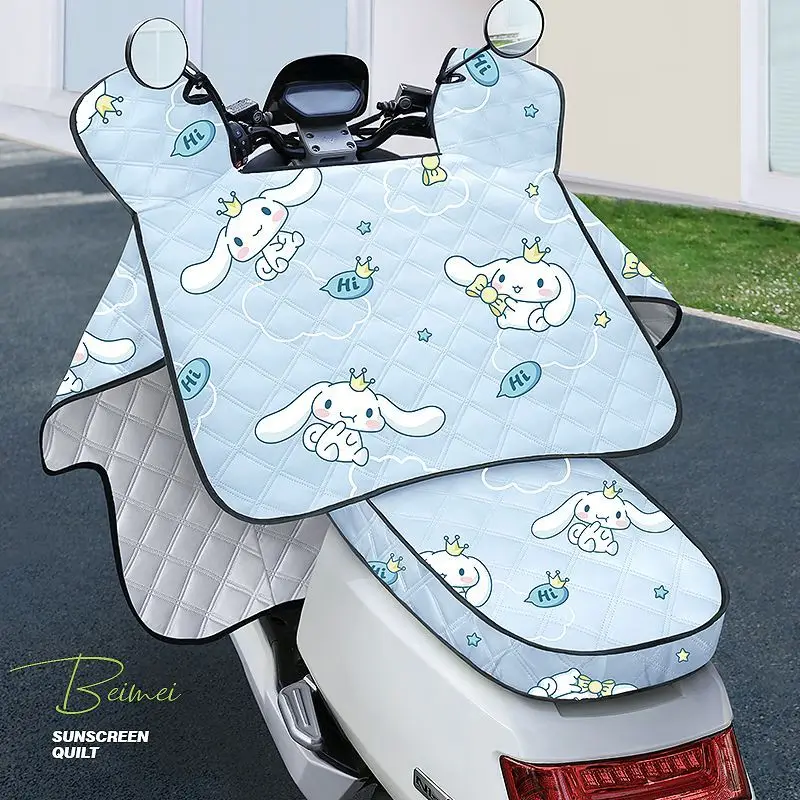 

Sanrio Kawaii Cinnamoroll электрический автомобиль лета девушки с сердцем милый мультфильм Аниме Дождь весна осень Игрушки для девочек