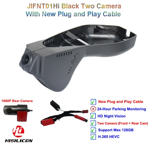 Новый 2K 1080P Wifi видеорегистратор с двумя камерами 24H для Infiniti ex37 g37 qx50 qx70 fx 2013 2014 2015 2016 2017 Автомобильный видеорегистратор