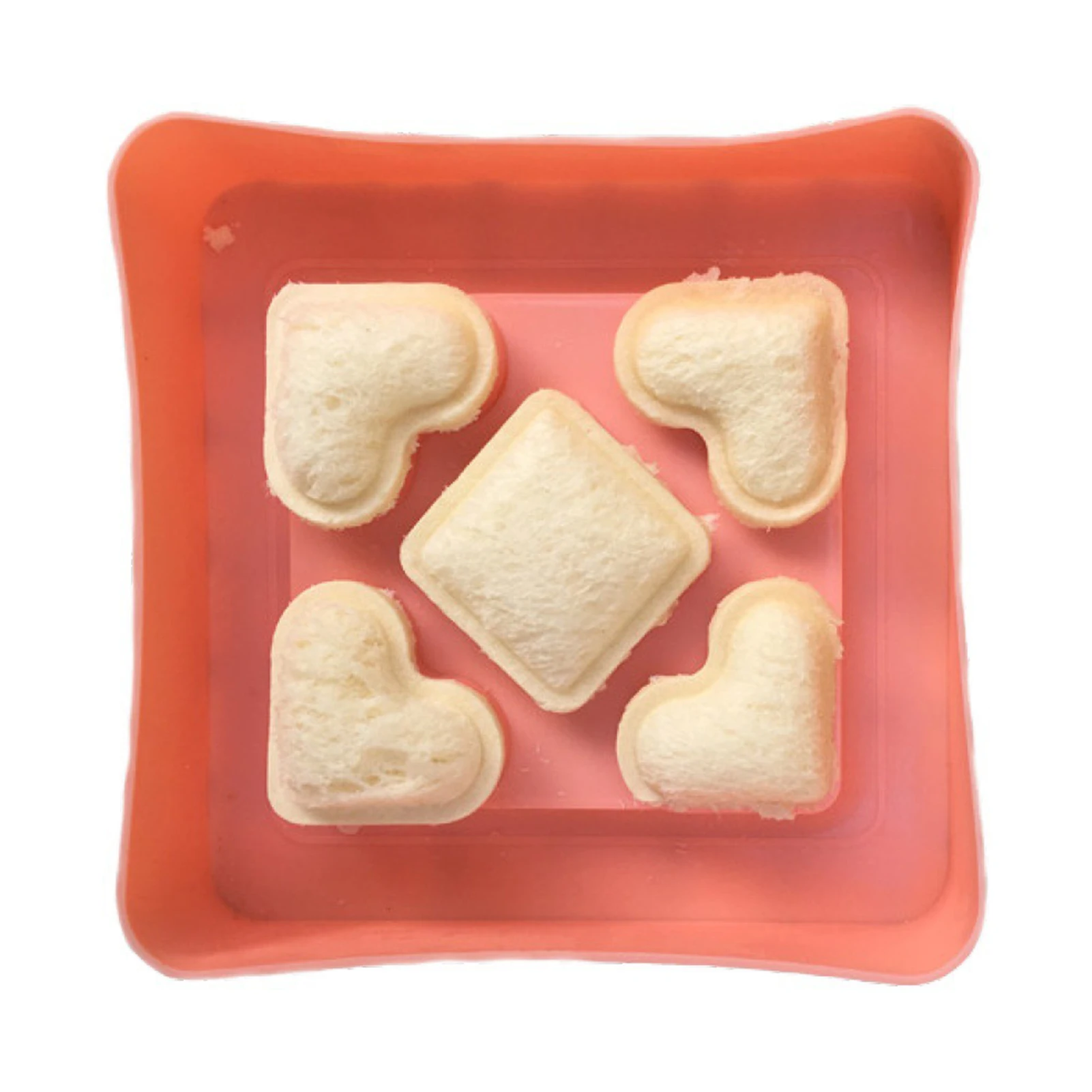 

Heart Shape Bakeware Kitchen Tool Breakfast For Kids DIY Baking Restaurant Sealer Mold Simple Use Home Bread Sandwich Cutter