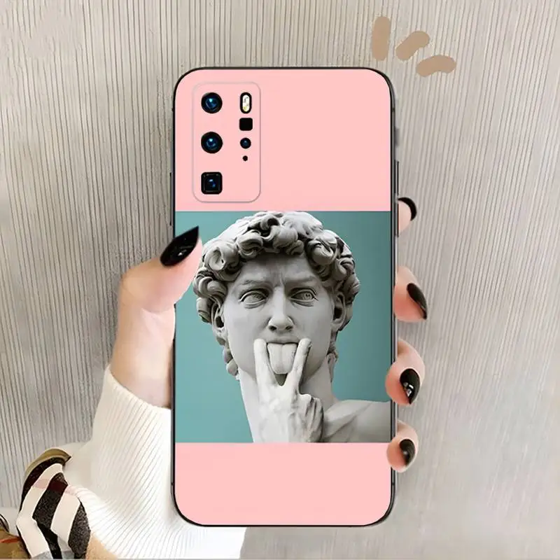 David Statue Art Phone Case Shell Fundas For OPPO A39 57 A5 59 37 73 83 71 A73S 11X A75 A7X A77 F3 F11 One Plux 6 5T 5 Cover images - 6