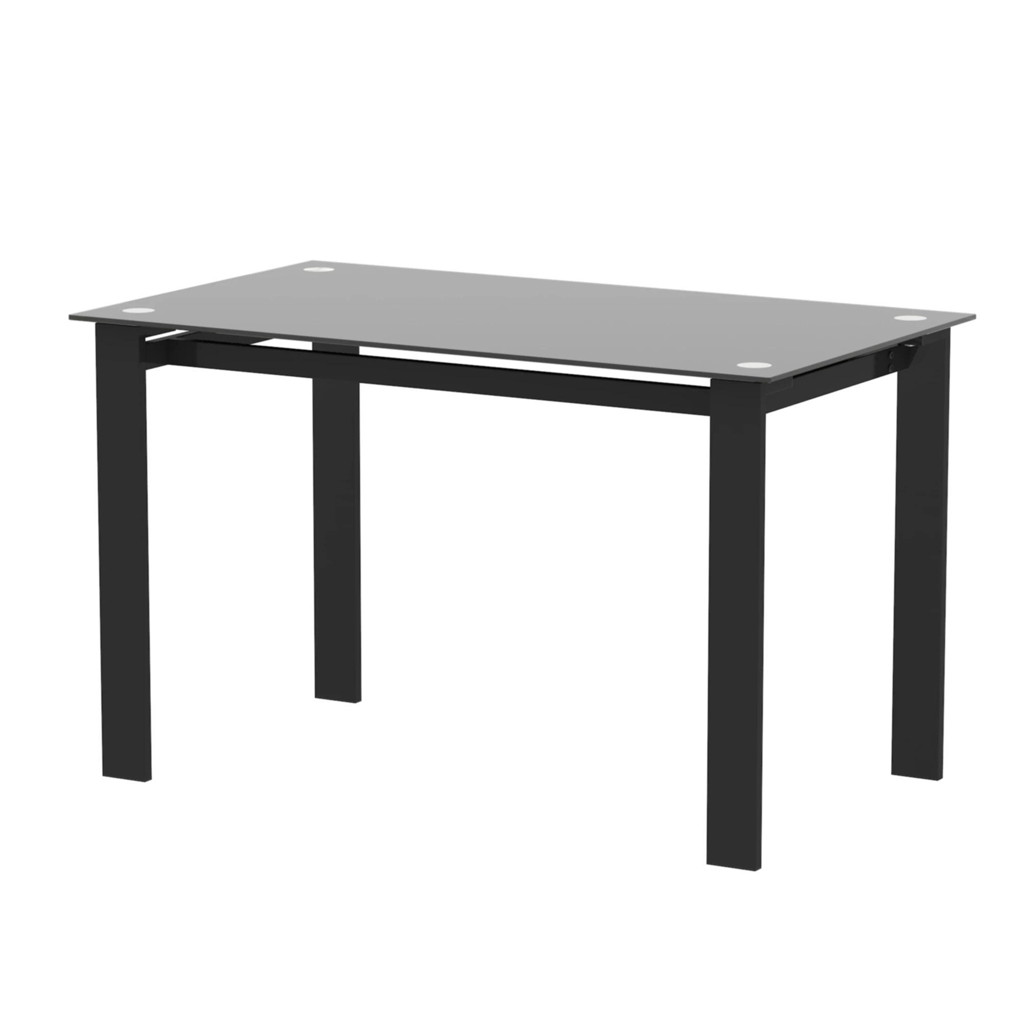 Dining Table Simple Rectangular Metal Table Legs Black For L