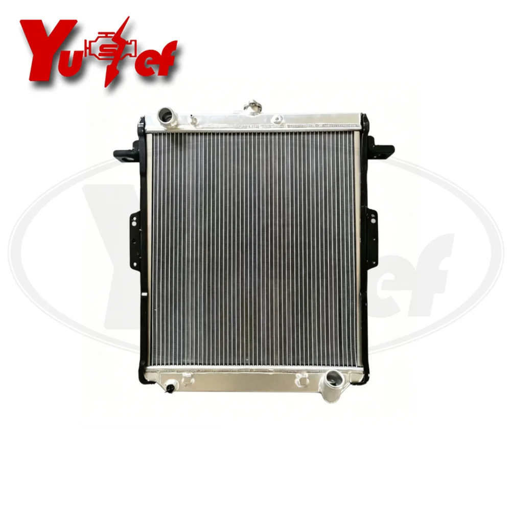 Фото Алюминиевый радиатор для Toyota Landcruiser FZJ75 FZJ78 FZJ79 4.5L MT 48мм #   16400-66060 16400-66020 №1