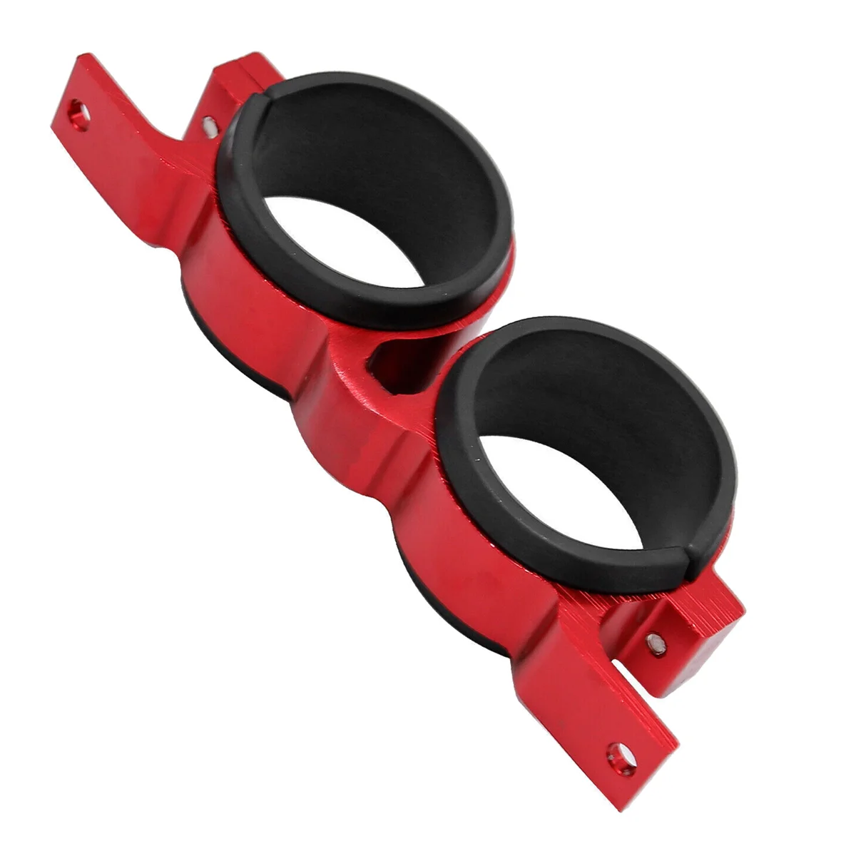 Красный 60 мм Алюминиевый зажим для двойного топливного насоса Монтажный