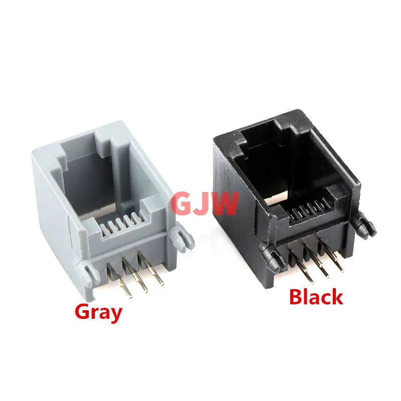 10 шт., Модульный Телефонный разъем 6P6C RJ11 RJ12