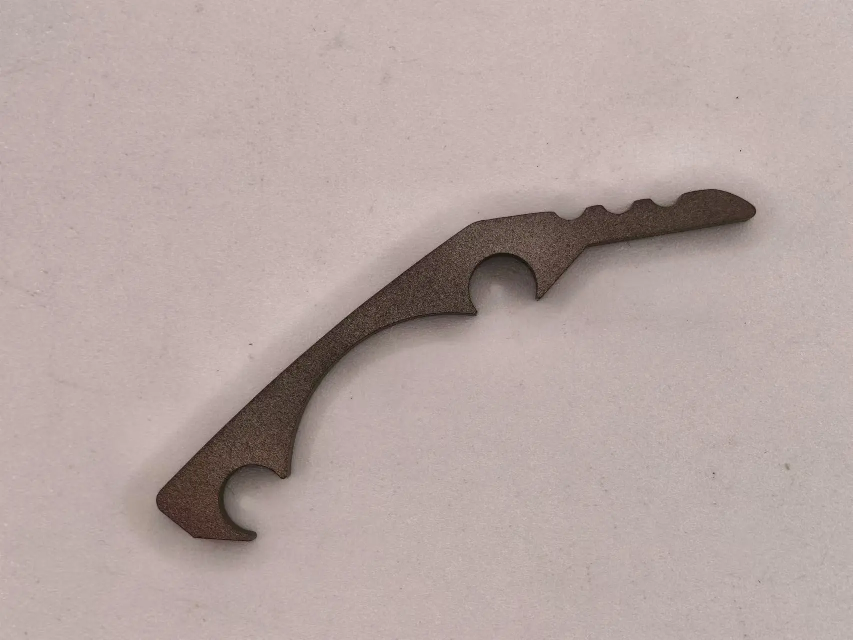 Цельная задняя прокладка из титанового сплава TC21 на заказ для Rick Hinderer XM18 3 5 дюйма