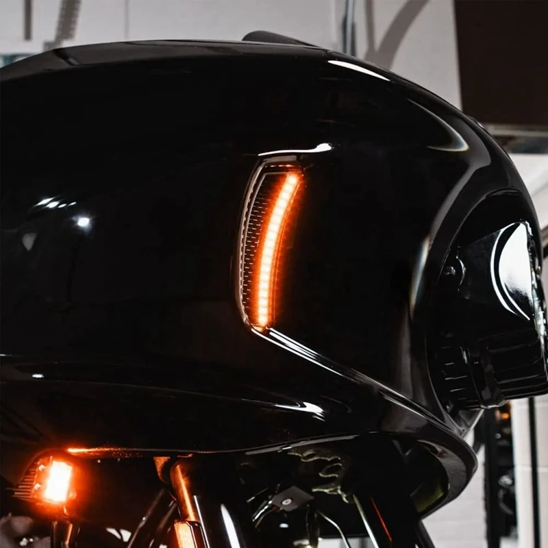 Аксессуары для мотоциклов светодиодные обтекатели вентиляционные фонари Softail Low