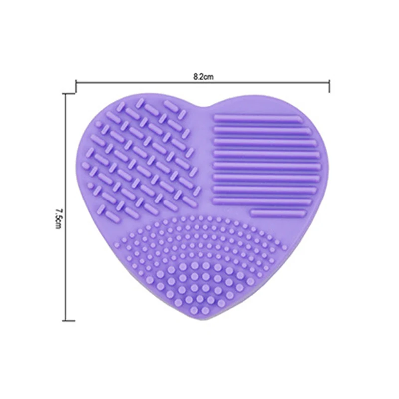 Щетки для макияжа чистящий коврик щетка мытья основы скруббер чистки очистки