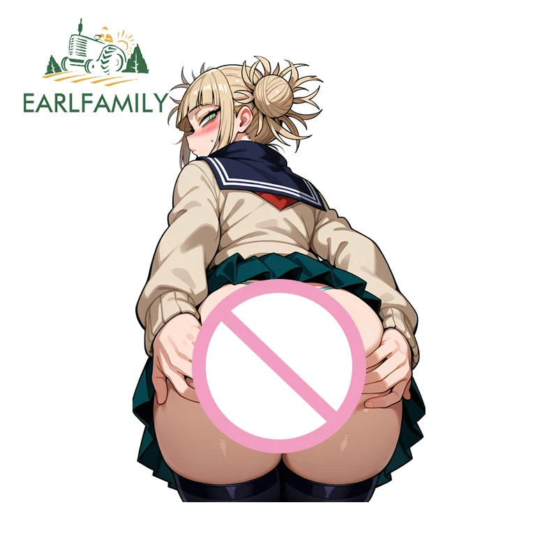 EARLFAMILY Hentai Ass Blue Archive автомобильные наклейки Igusa Super Sexy Kayoko Mutsuki графические наклейки водонепроницаемые автомобильные аксессуары