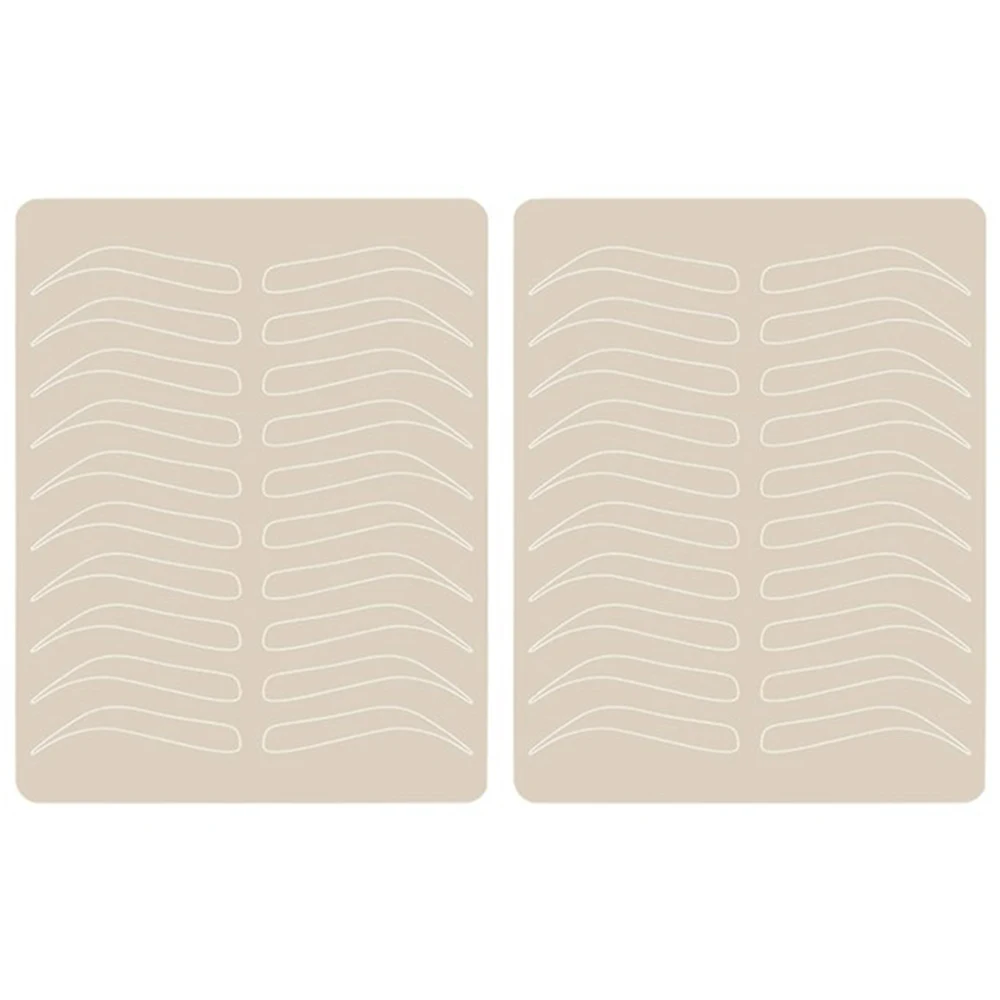 

Микроблейдинг бровей тренировочная кожа для бровей Перманентный макияж товары для бровей тренировочная кожа без чернил белая линия односторонняя