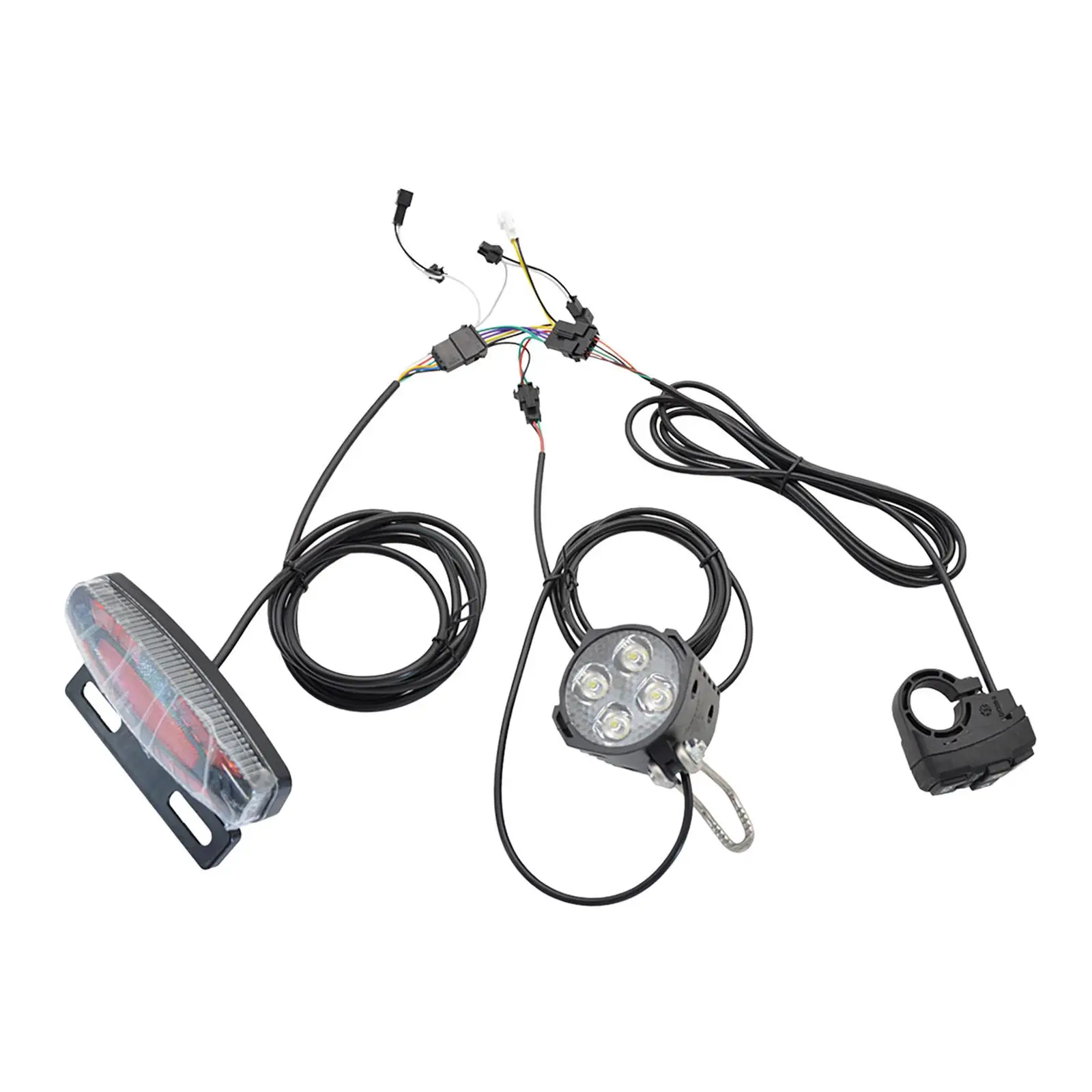 

Передние фары и задние фонари для электрического велосипеда, набор запасных частей, аксессуары премиум-класса, заменяет задние фонари для электрического велосипеда, Детские комплекты